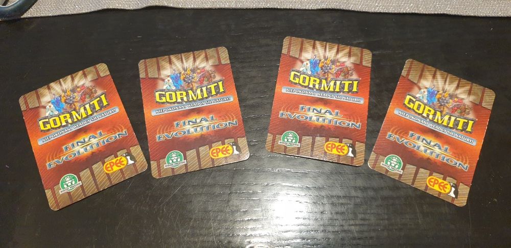 Karty kolekcjonerskie Gormiti