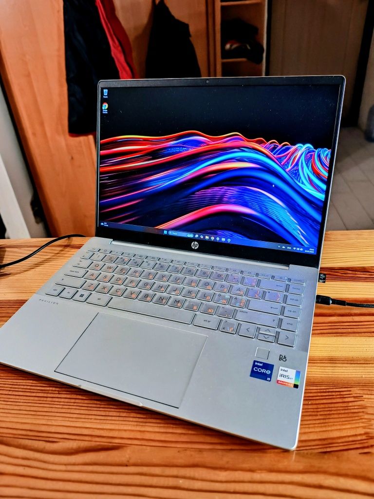 HP Pavilion Plus 14 core i5 1240p/16/512gb алюмінієвий