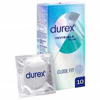 Prezerwatywy Durex Invisible Close Fit 10 szt dopasowane cienkie