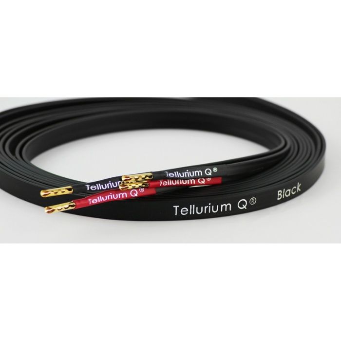 Tellurium Q Black II Speaker, Kable głośnikowe konfekcjonowane 2x2,5m