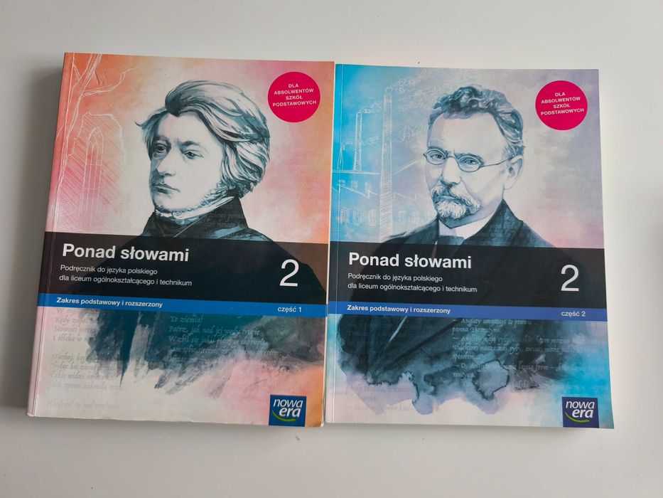 Ponad Słowami 2 Podręczniki cz. 1 i 2 Zakres podstawowy i rozszerzony