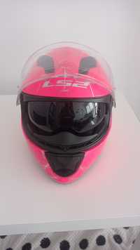 Kask motocyklowy LS2 FF320 STREAM EVO WIND white pink