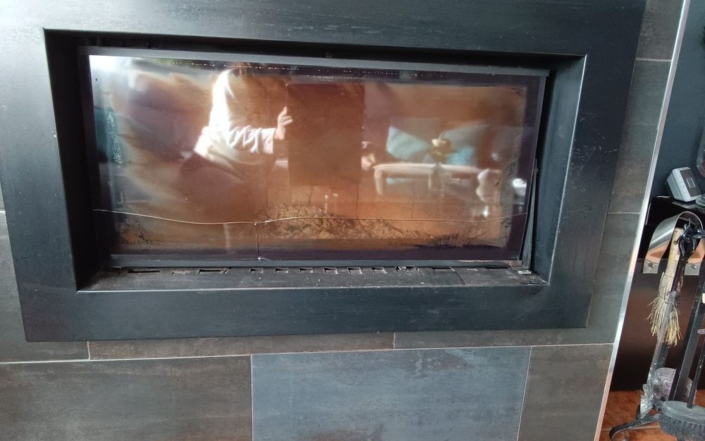 Vidro neoceramico anti fogo vidro para recuperador salamandras (ler)