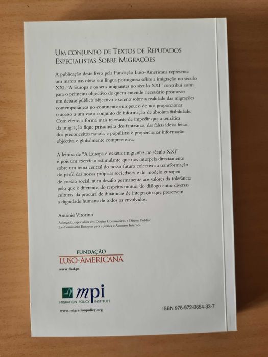 Livro "A Europa e os seus Imigrantes no Século XXI"