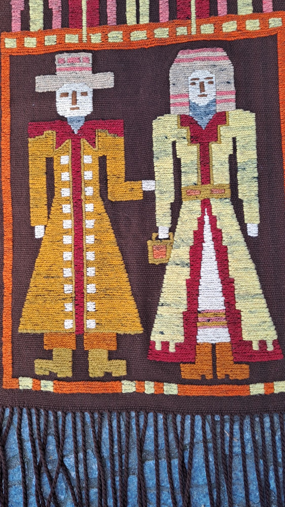 Kilim gobelin wełniany cepelia