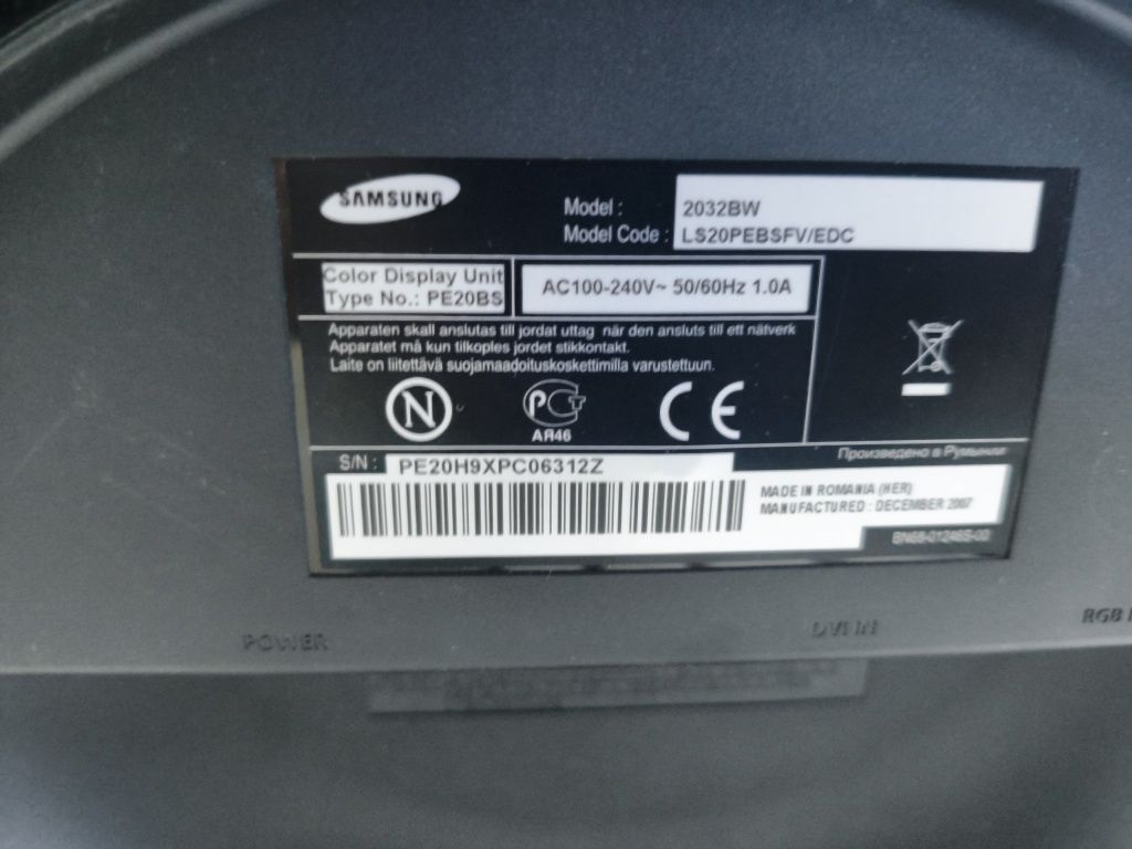Monitor Samsung 2ms