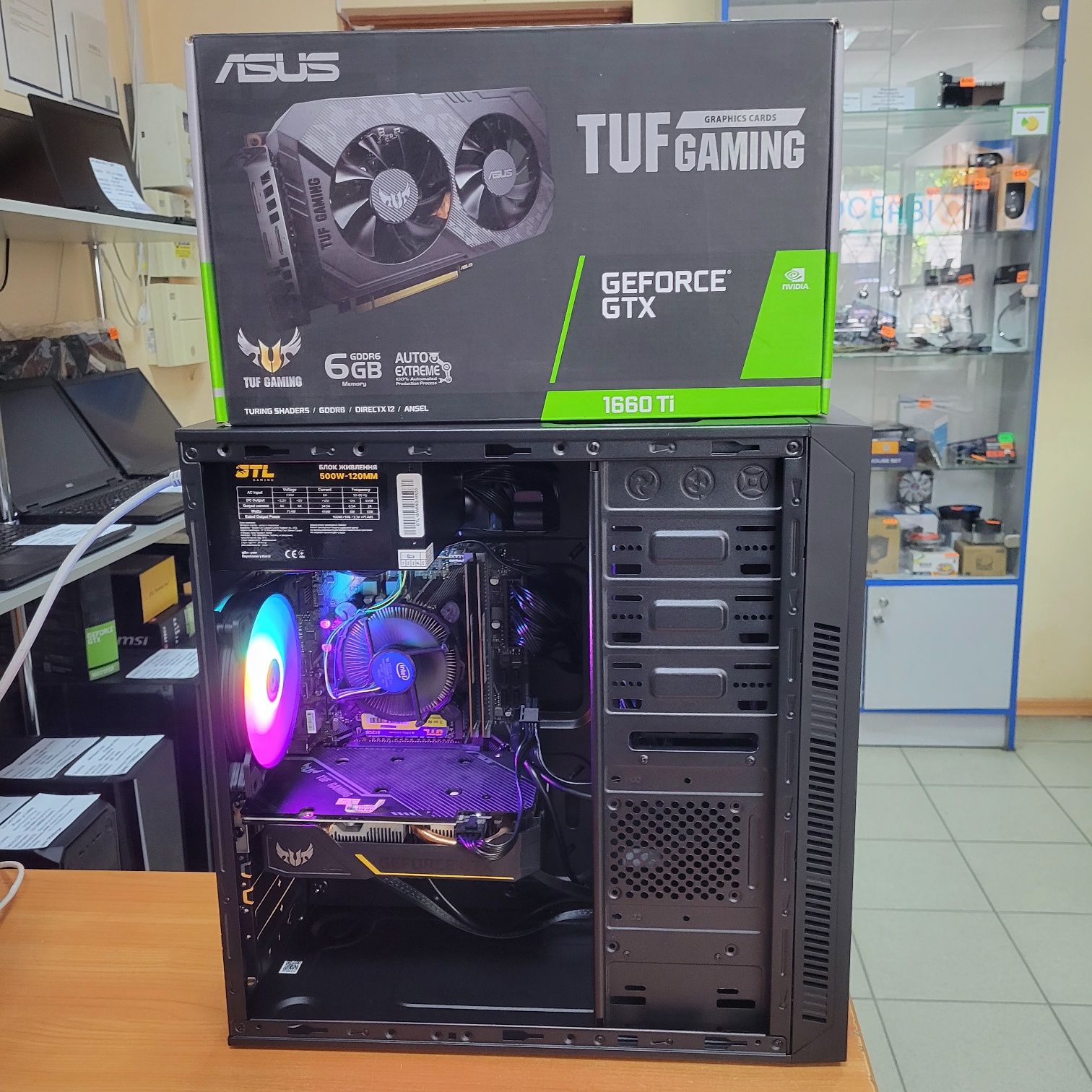 Комп'ютер Core i3-10100F/16Gb/GTX 1660Ti/512Gb SSD M.2/на гарантії