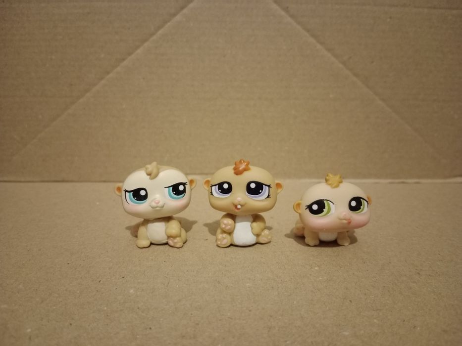 Figurki LPS chomiczki trojaczki