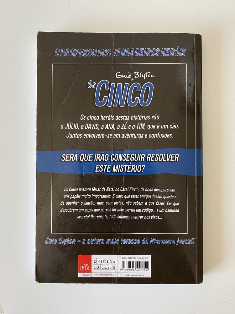 Livro Os Cinco “Nova Aventura dos Cinco”