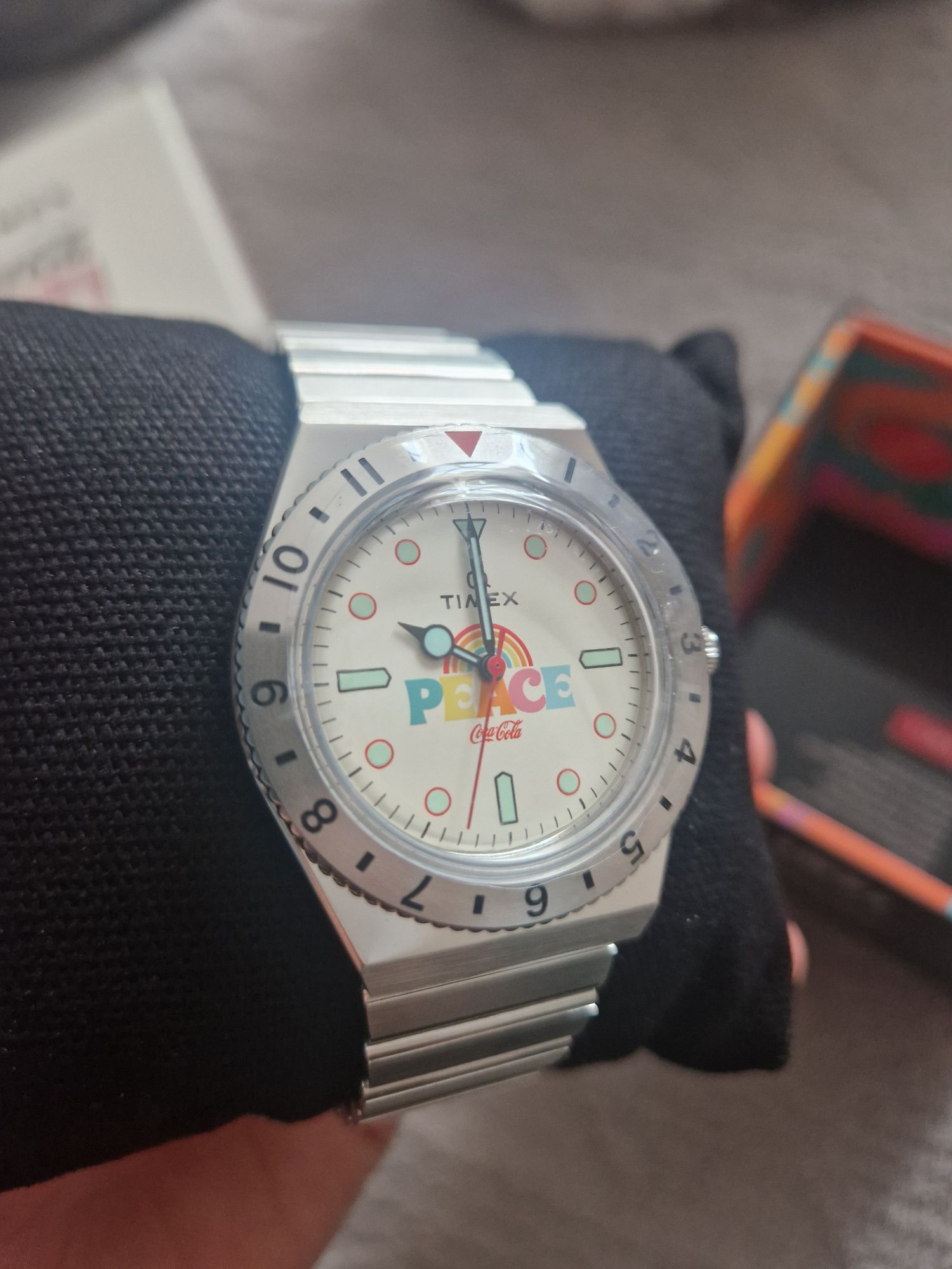 Nowy zegarek timex cocacola 1971