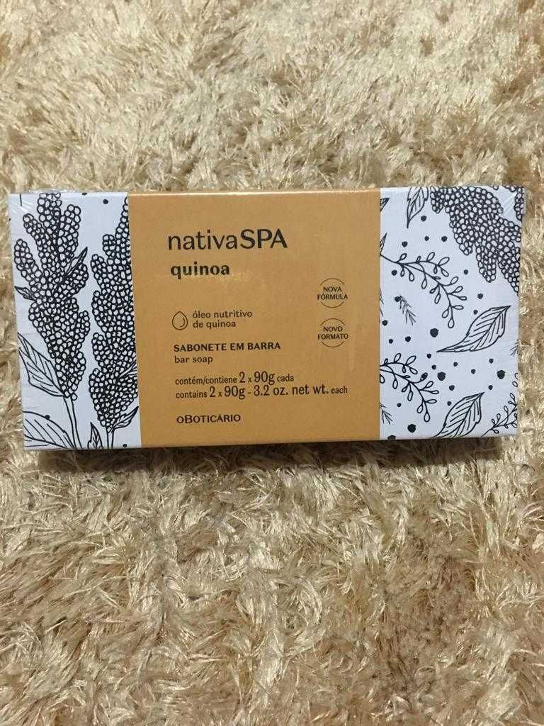 Sabonete em barra,2 Unidades Nativa Spa Quinoa O Boticario