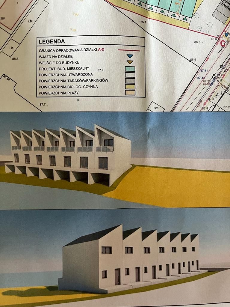 Działka inwestycyjna nad jeziorem