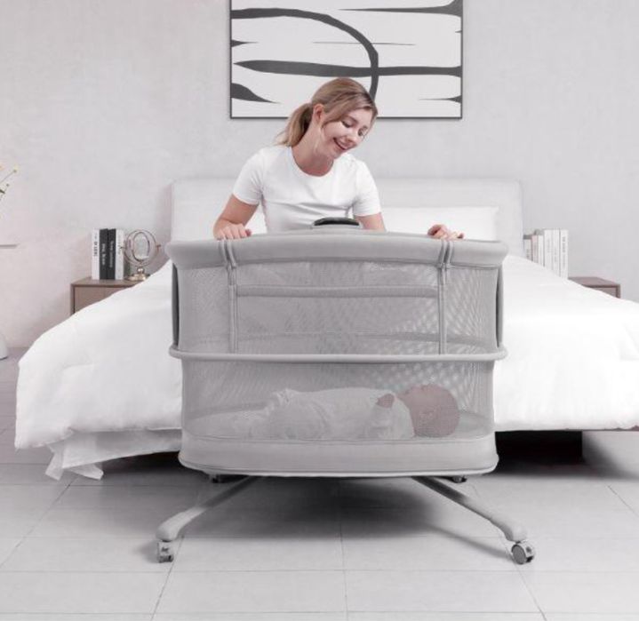 Приставная детская кроватка для новорожденных/кроватка люлька