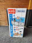 Basen stelażowy Bestaway Steel Pro Max 4,57x1,07  nowy drabinka pompa