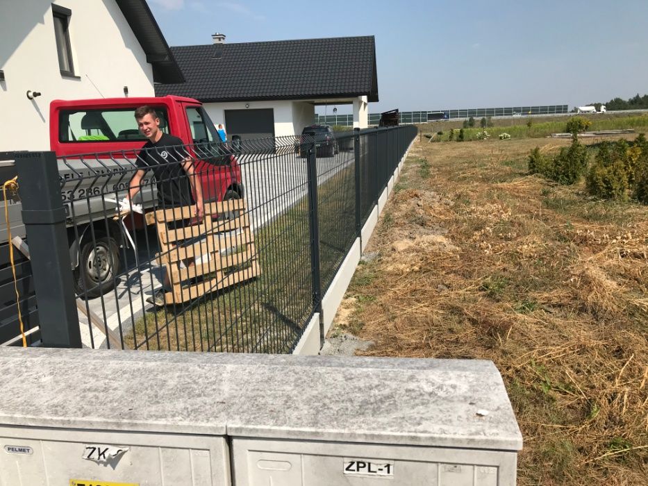 ogrodzenie panelowe fi 5mm- komplet