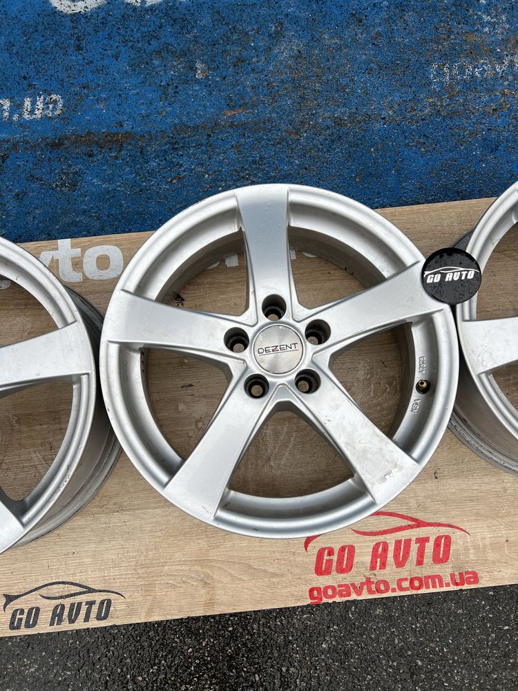 Goauto диски Dezent 5/105 r16 et38 6.5j dia56.6 як нові з датчиками