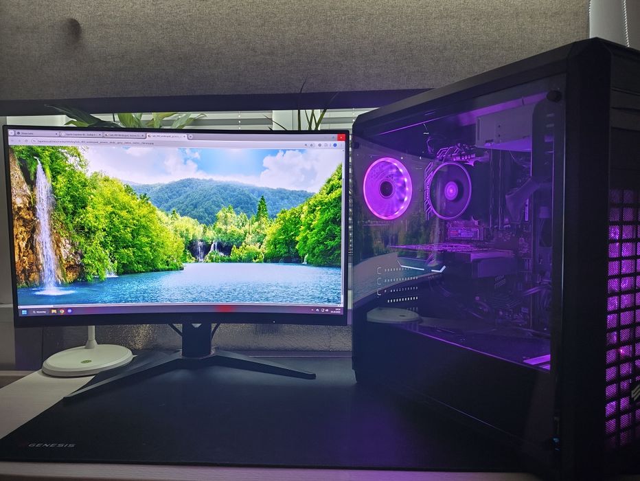 Komputer gamingowy + monitor 144Hz – świetny zestaw dla gracza!