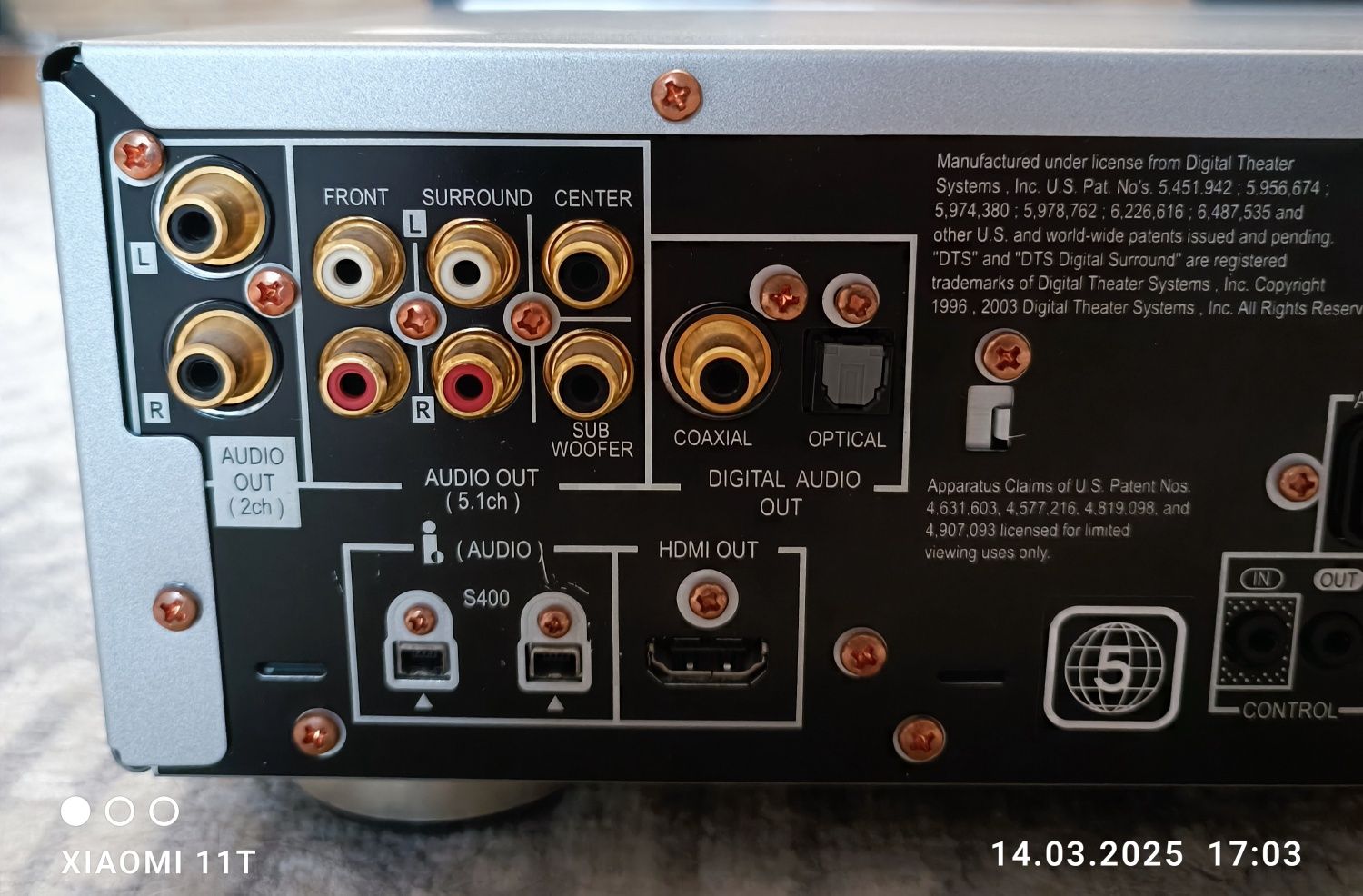 DVD Player Pioneer DV-989AVi