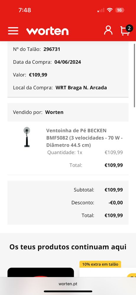 Ventoinha becken com controle remoto