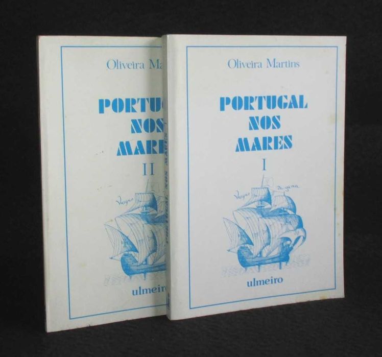 Livros Portugal nos Mares Oliveira Martins 2 Volumes