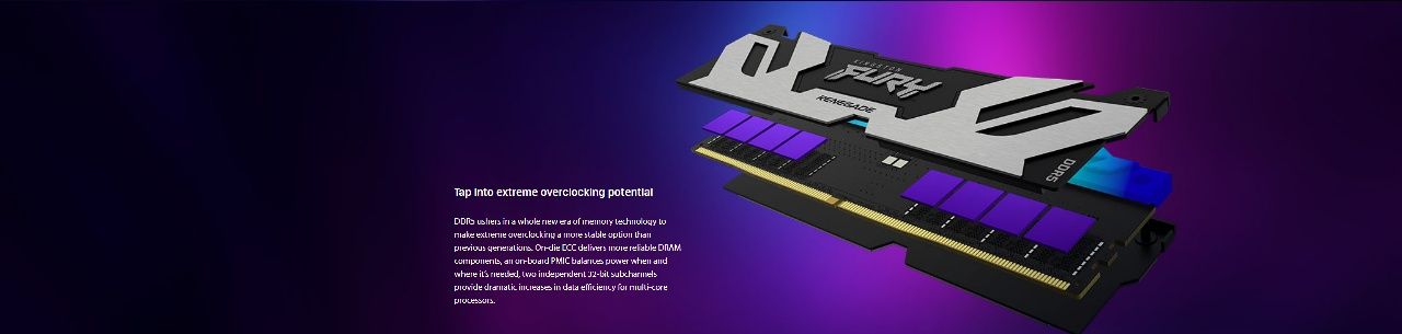 Kingston FURY Renegade DDR5 RGB 32GB (2x16GB) RAM Оперативная Память