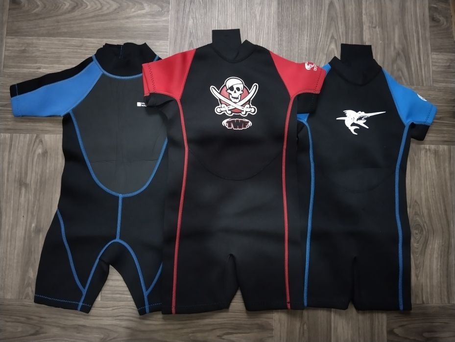 Неопреновые гидрокостюмы для детей и подростков от 1 до 10 лет