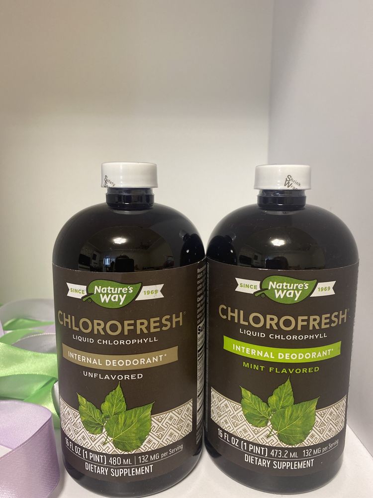 Хлорофилл Chlorofresh мятный и без добавок iHerb