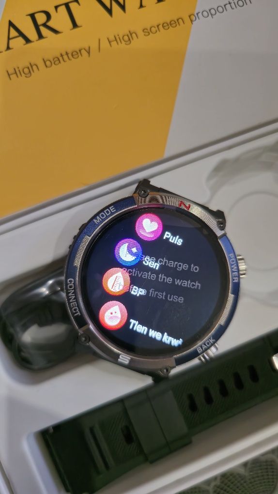 Zegarek Męski Smartwatch Blue x11