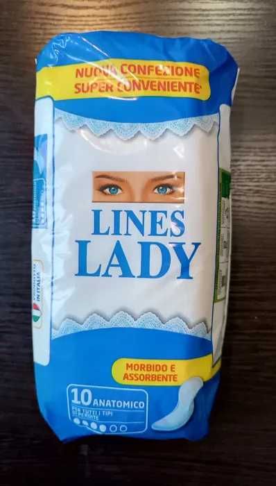 Прокладки Lines Lady Anatomico 4/6 капель, 10 шт. - есть 3 уп.-