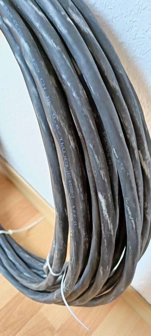Kabel 4x6mm2 yky czarny zewnętrzny oplot