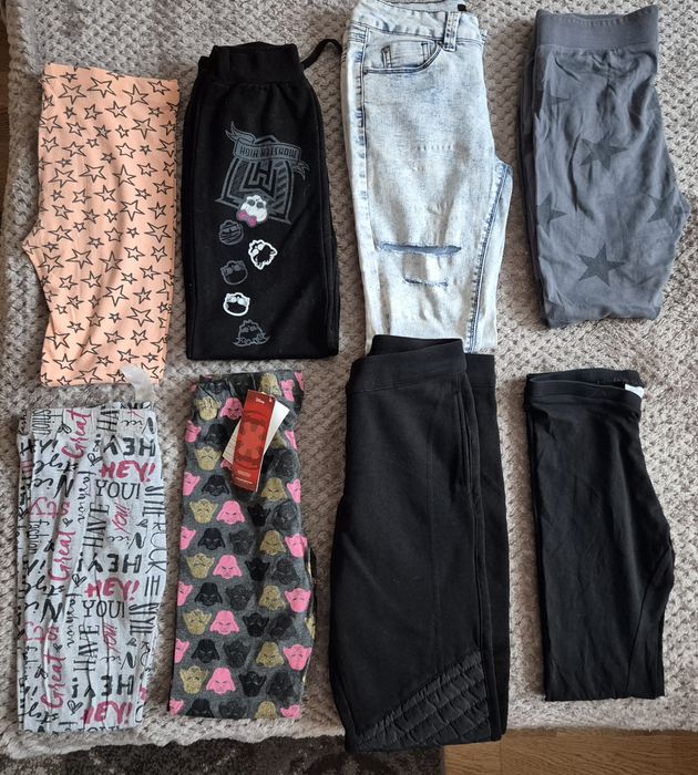 Paka ubrań 80sztuk#rozm.152cm#11-12 lat