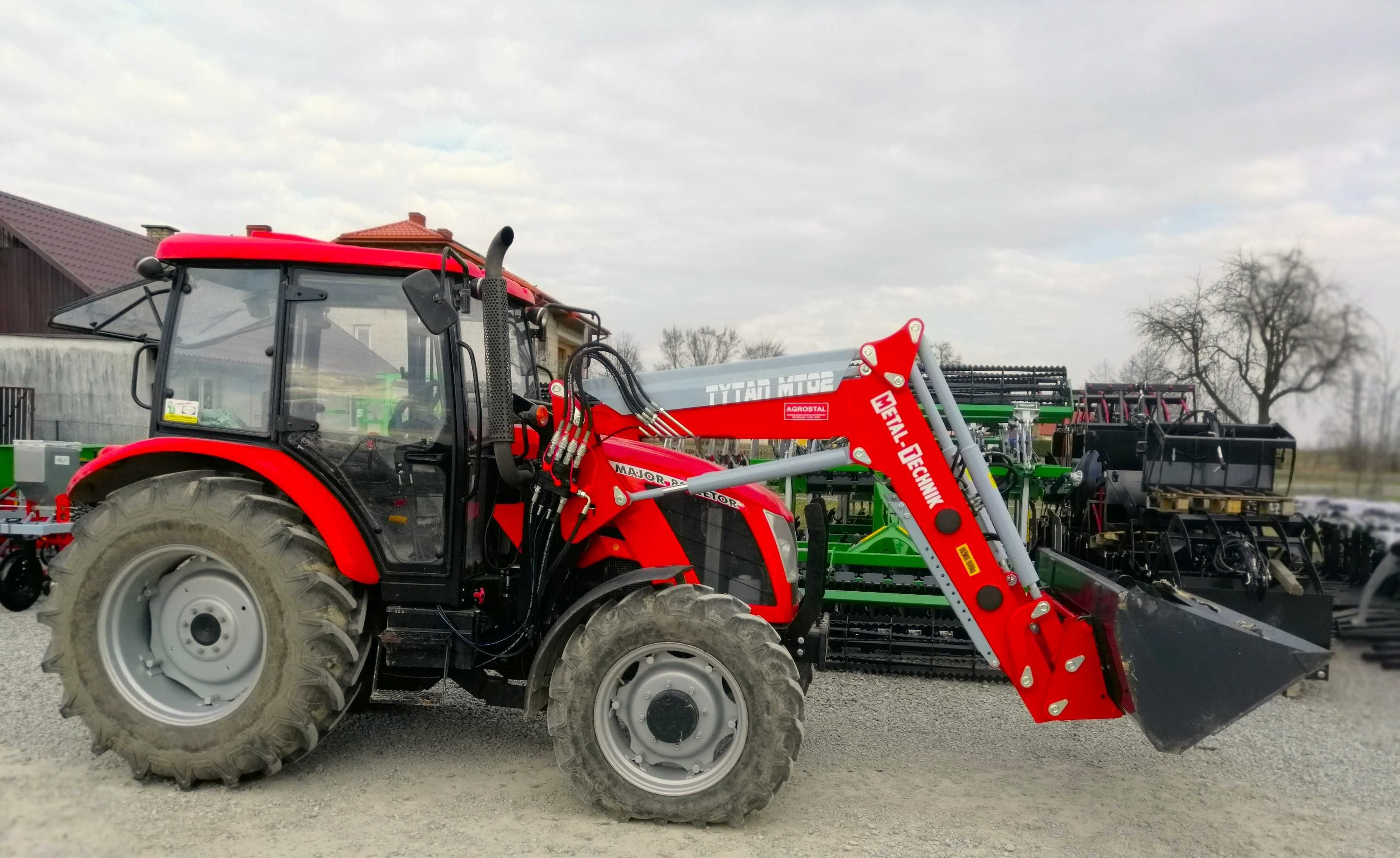 Ładowacz czołowy METAL TECHNIK MT 02 , fachowy montaż tur AGROSTAL