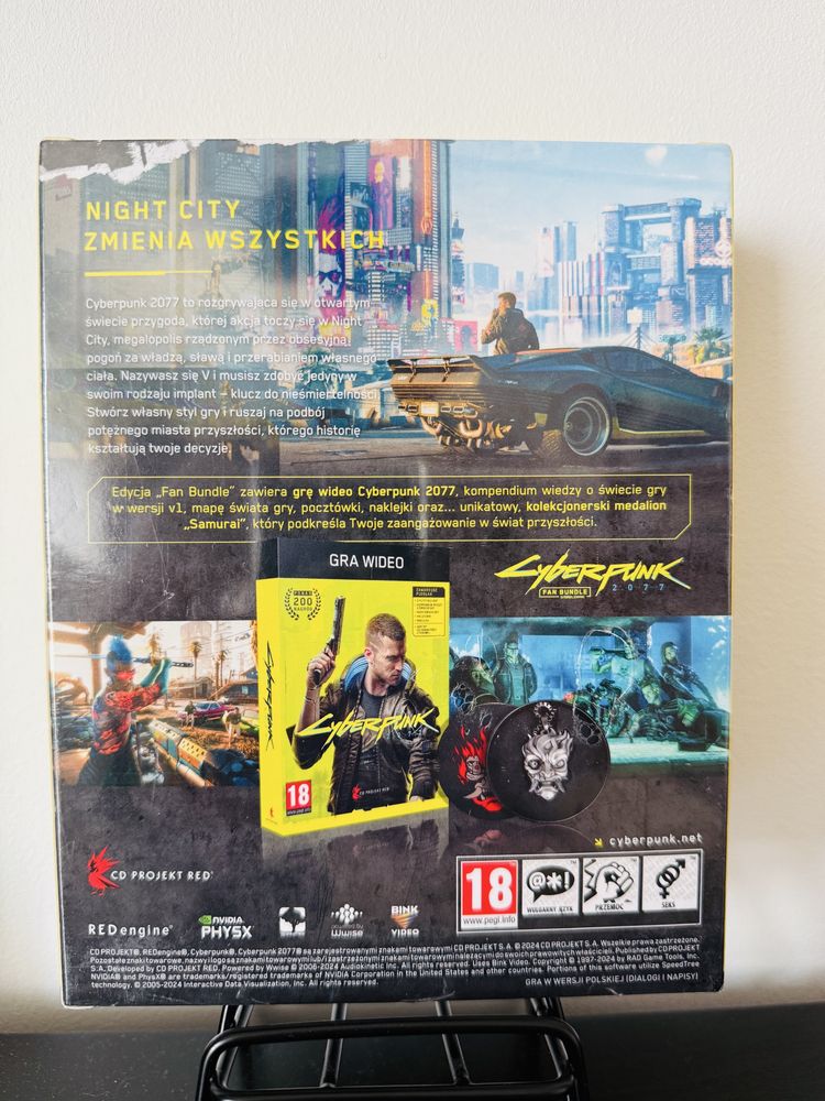 Cyberpunk 2077 PS4 z medalionem edycja limitowana PS4