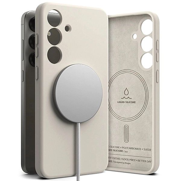 Ringke Silicone Magnetic Magsafe Galaxy S25 Stone