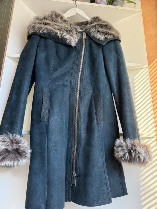 Жіноча молодіжна натуральна дубленка