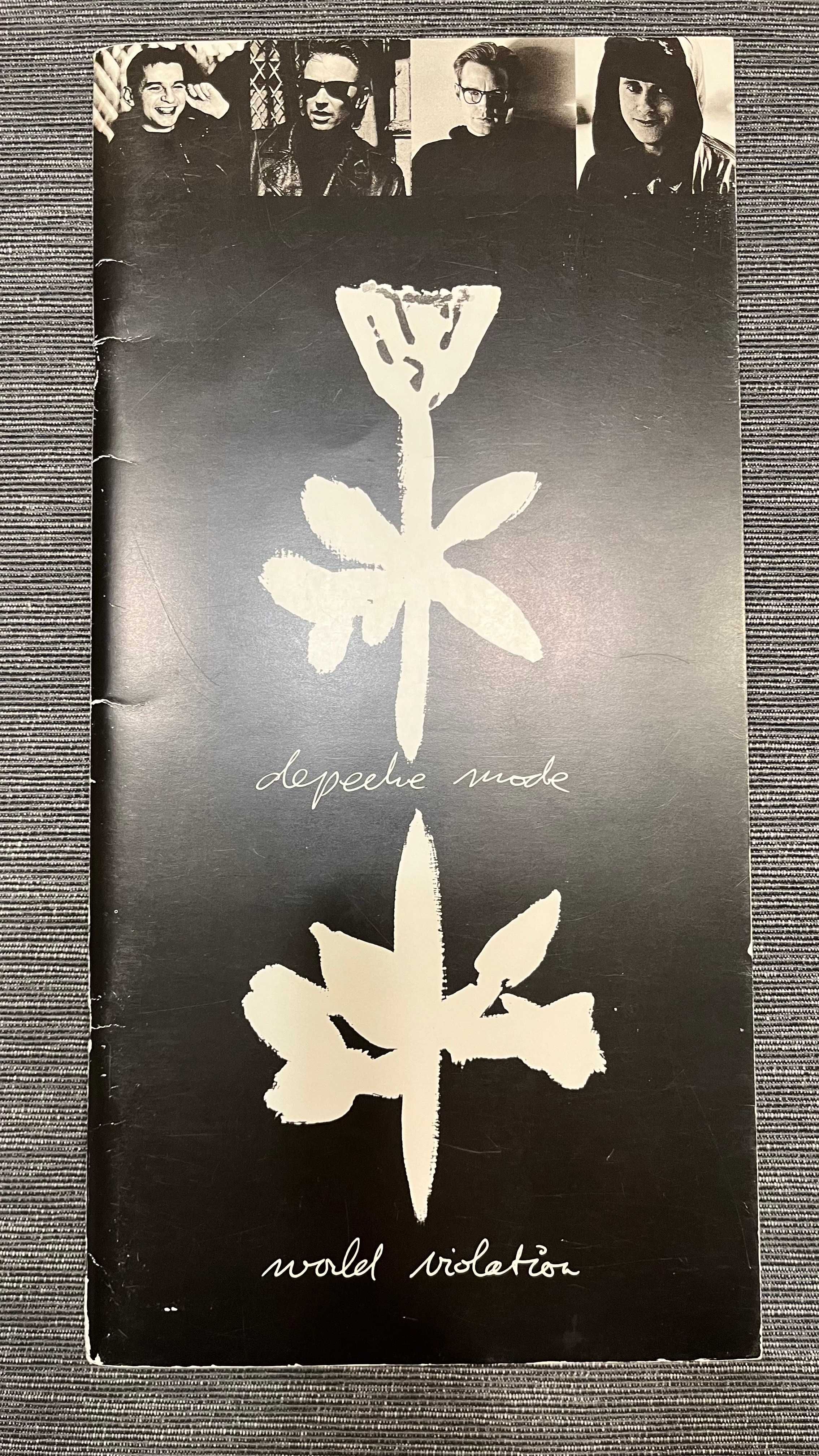Depeche Mode oficjalny Program trasy koncertowej Violator 1990 r.