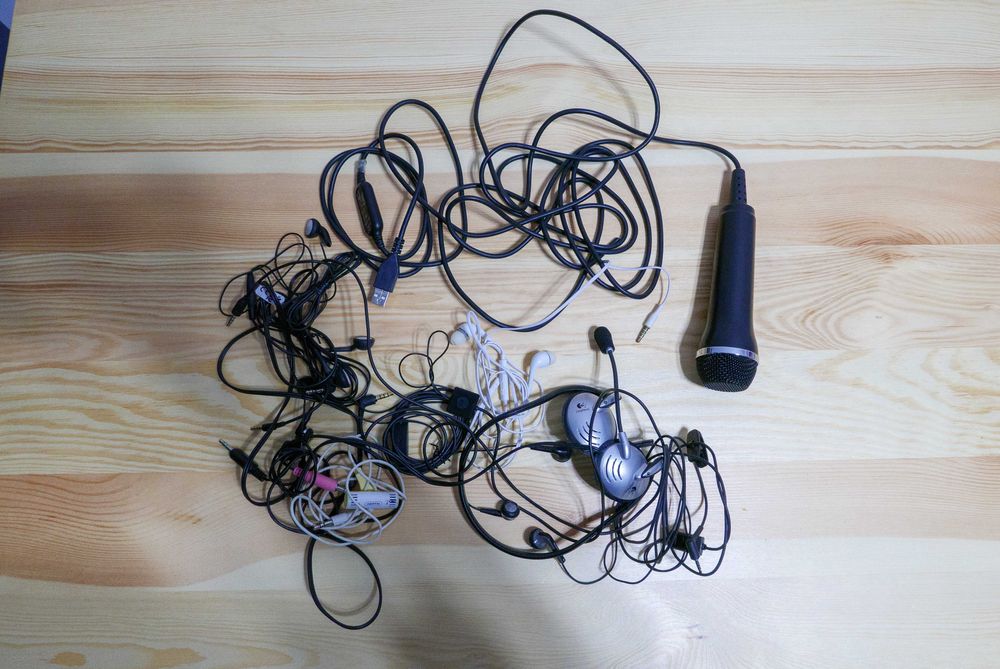 Wielka wyprzedaż kabli komputerowych, audio, video itd. (ok 150 sztuk)