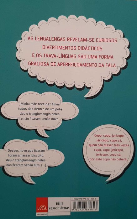 Livro de lenga-lengas e trava-línguas populares