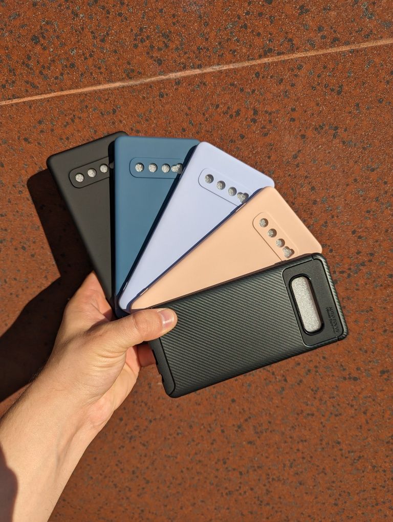 Противоударный чехол SAMSUNG S10 + Plus с кольцом чохол