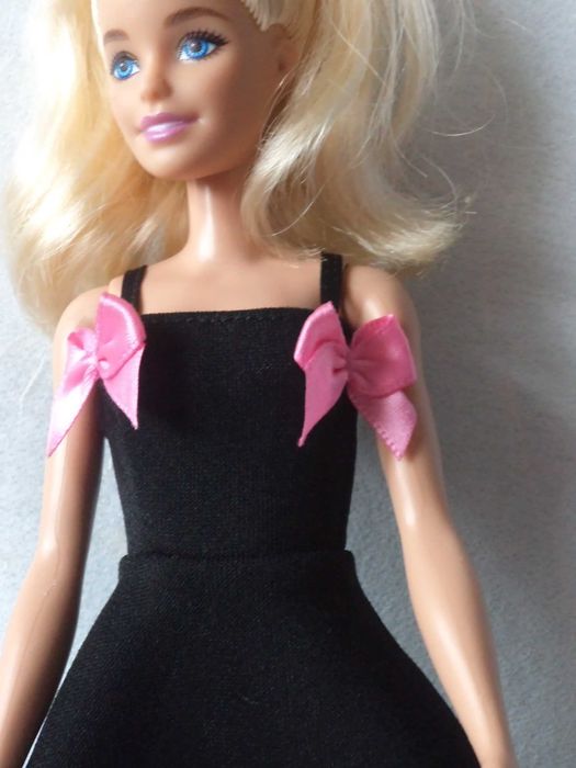 Ubranka dla lalki B. -Czarna sukienka wizytowa i buciki !!!