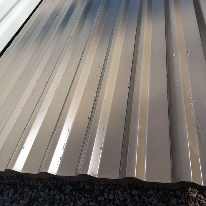 Blacha powlekana szara trapezowa na dach