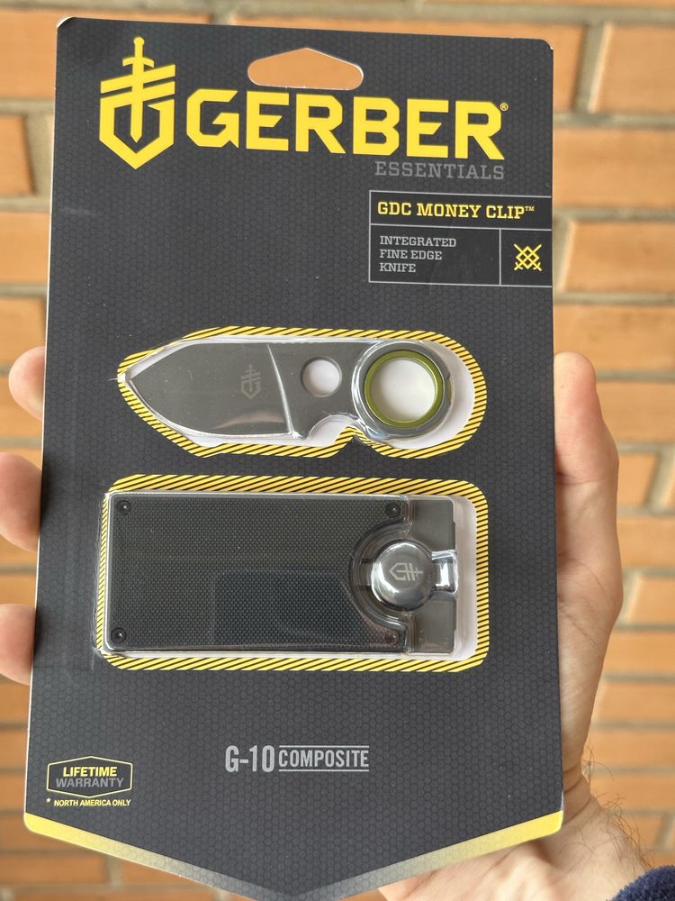 Нож Gerber GDC Money Clip, карманный нож, зажим для денег