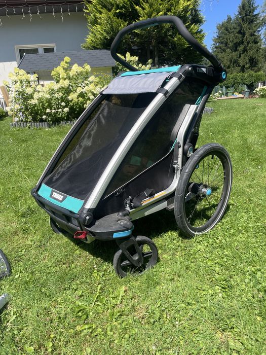 2w1 THULE Chariot Lite 1  przyczepka rowerowa - spacerówka terenowa