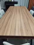 Conjunto de Mesa de Sala de Jantar + 6 Cadeiras