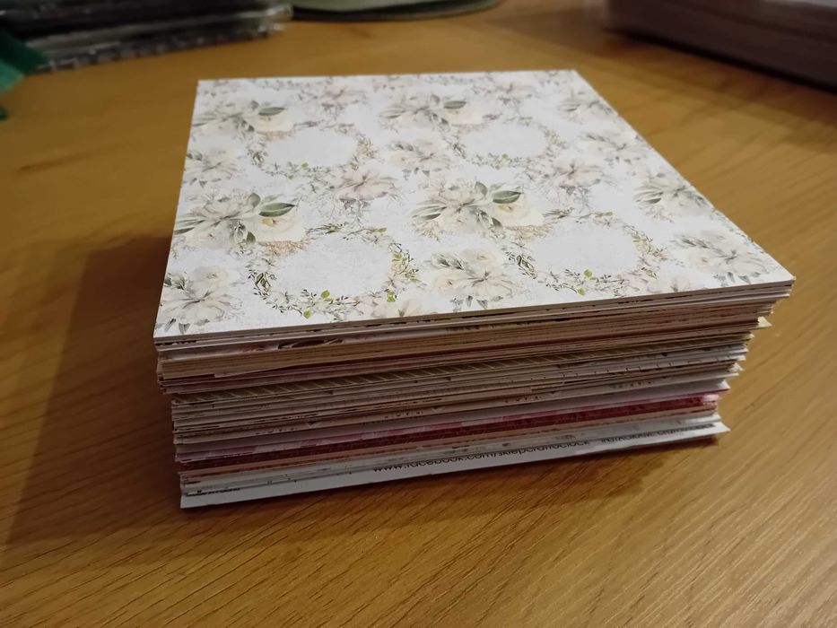 Papier ozdobny scrapbooking 15x15