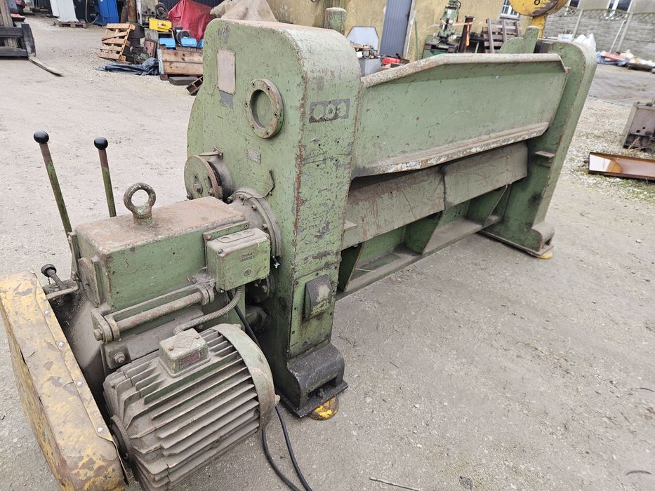 Zaginarka do blachy krawędziarka prasa mechaniczna 1500x6.5 mm