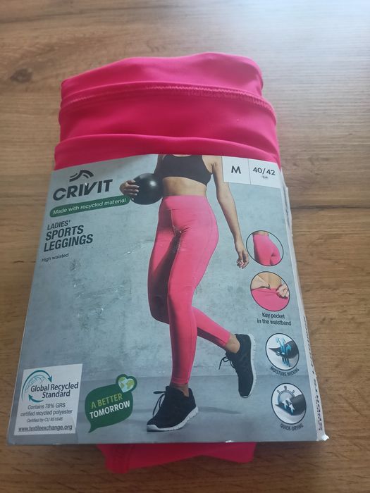 Leginsy rozmiar M, marka Crivit. Nowe z metką,
