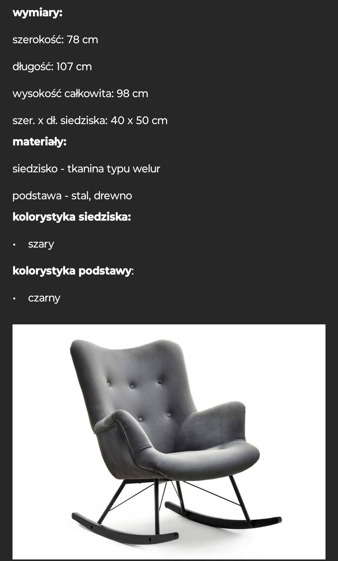 Fotel uszak bujany