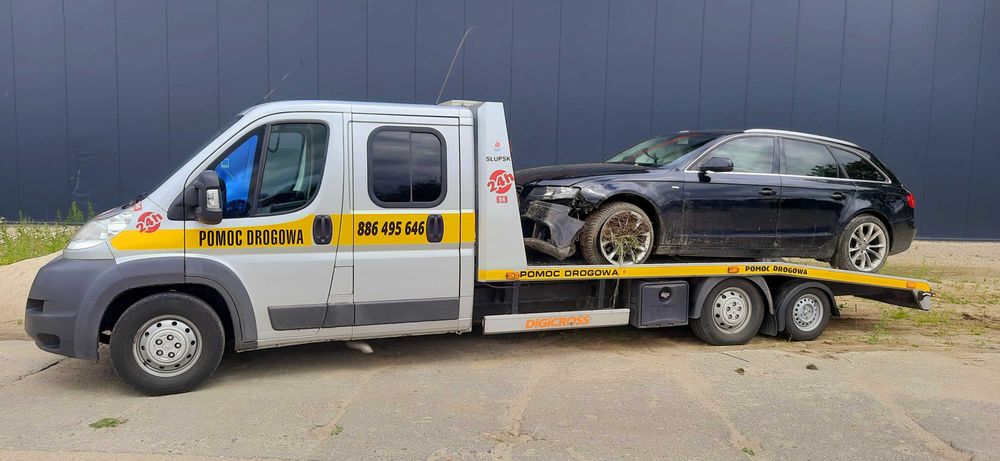 Autolaweta Pomoc Drogowa Mechanik TransportAut LAWETA Holowanie