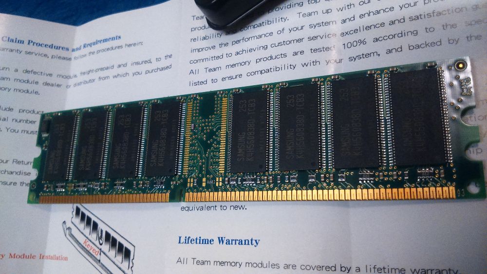 Pamięć RAM 512MB ,DDR400,memory module,Samsung,